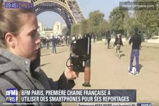 BFM Paris, nouvelle chaine TV à utiliser l'iPhone en reportage