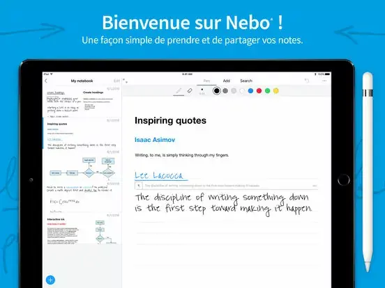 iPad Pro : l'app de prise de notes intelligente MyScript Nebo est gratuite en ce moment