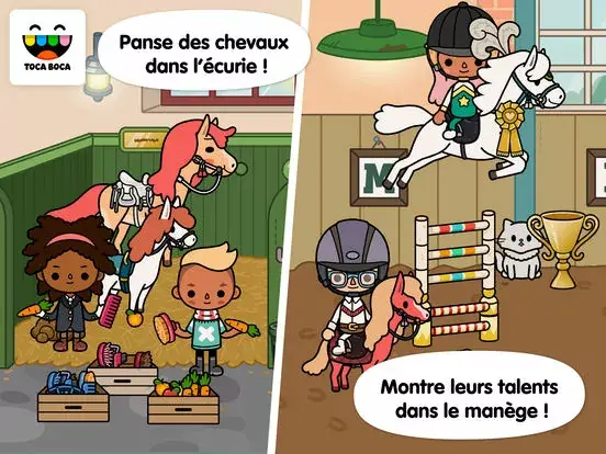 Le nouveau jeu Toca Boca plonge les enfants dans un centre équestre : Toca Life: Stable