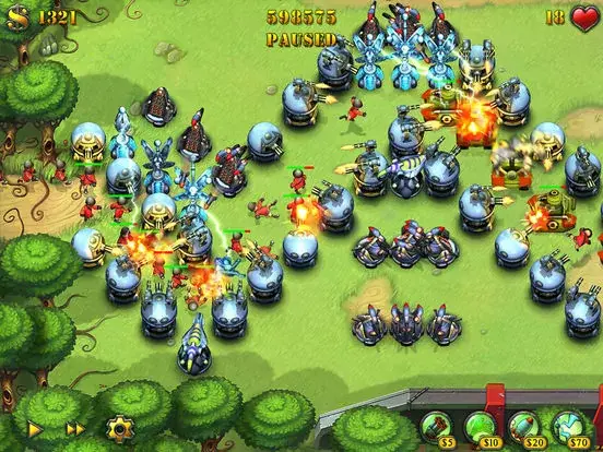 Fieldrunners est (enfin) adapté aux grands iPhone et aux processeurs 64 bits