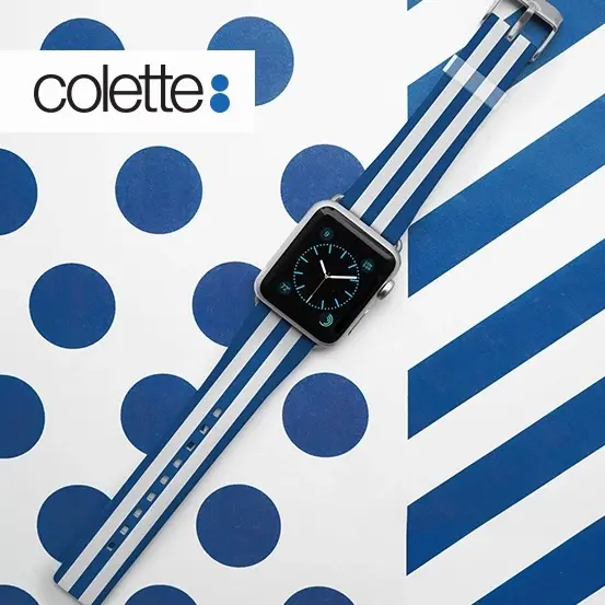 Casetify propose un bracelet d'Apple Watch inédit en partenariat avec Colette