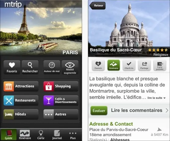 mTrip, les guides iOS deviennent carnets de voyage, 6 gratuits aujourd'hui