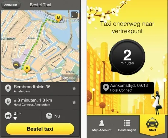 TomTom met ses taxis à portée d'iPhone