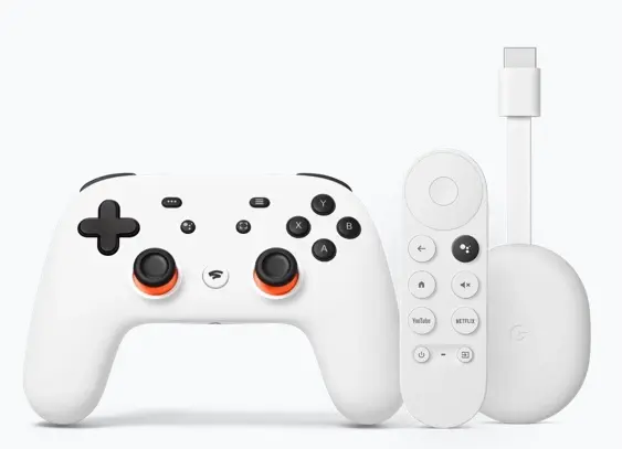 Stadia : un pack manette + Chromecast avec Google TV à 99€