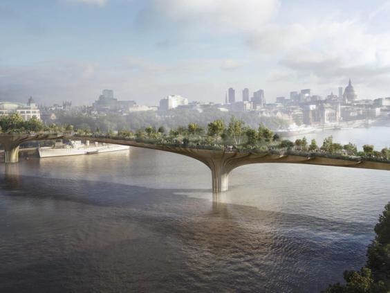 Illustration : Insolite : un "Apple Bridge" à Londres, payé par Apple ou l'idée folle de Boris Johnson