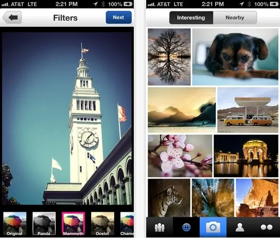 Flickr pour iPhone passe la seconde, et filtre, lui aussi