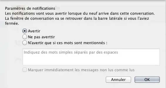 Mise à jour de Skype pour Mac