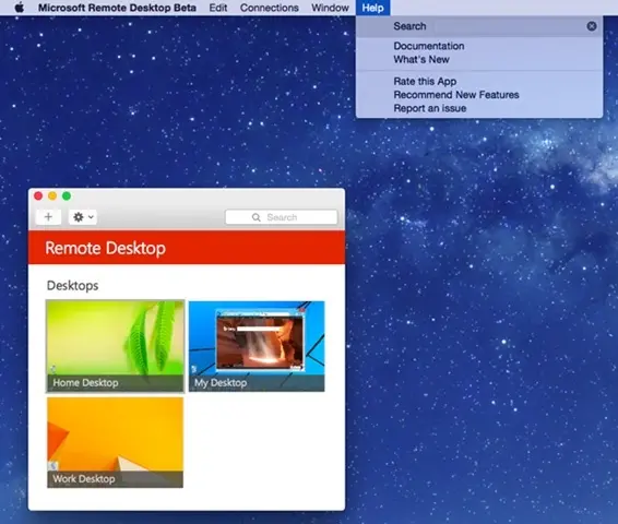 La prochaine version de Remote Desktop (Microsoft) disponible en bêta sur Mac