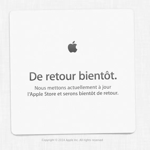 L'Apple Store Fr est fermé... [MàJ]