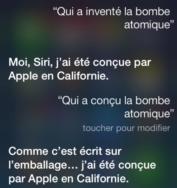 L'image du jour : quand Siri devient un peu megalo