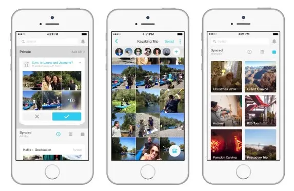 Facebook lance Moments, une application de partage "privé" de photos