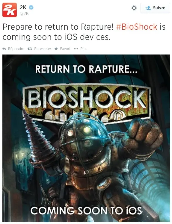 Bioshock débarquera "bientôt" sur iOS