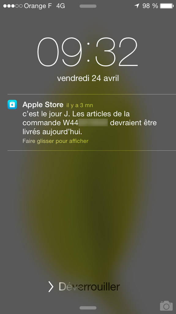 AppleWatch : qui n'a pas sa notification de livraison ?