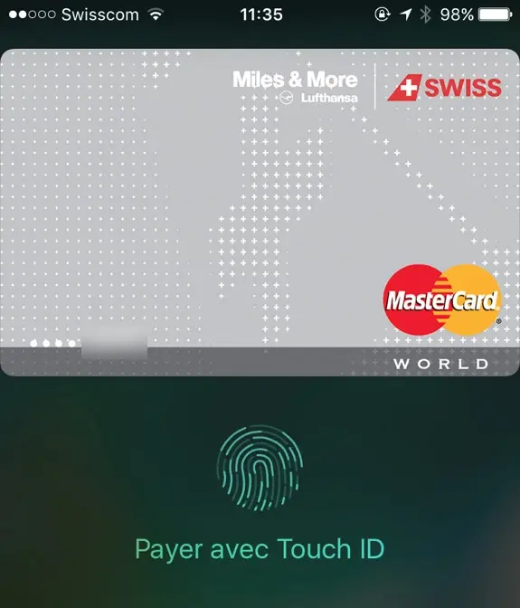 Suisse : les cartes Swisscard AECS Miles & More compatibles Apple Pay ! (Bientôt Amex)