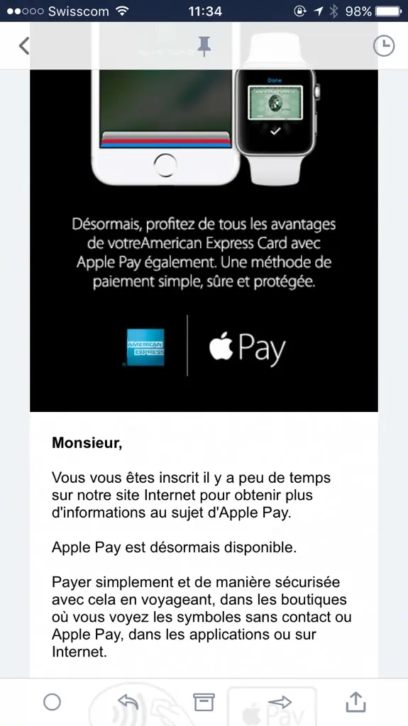 Suisse : les cartes Swisscard AECS Miles & More compatibles Apple Pay ! (Bientôt Amex)