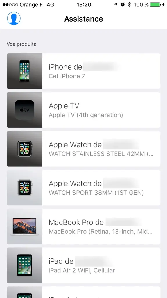 Astuce : utiliser l'app "Support" d'Apple en France (et en français)