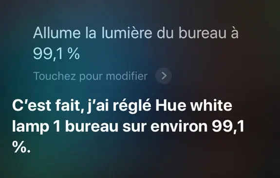 L'image du jour : Siri est doué pour la domotique, un peu moins en trigo !