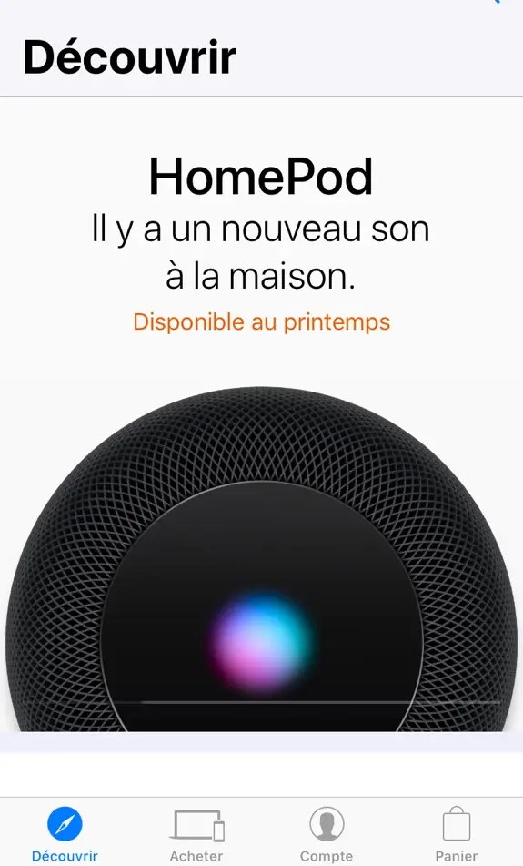 Le HomePod prépare son arrivée en France