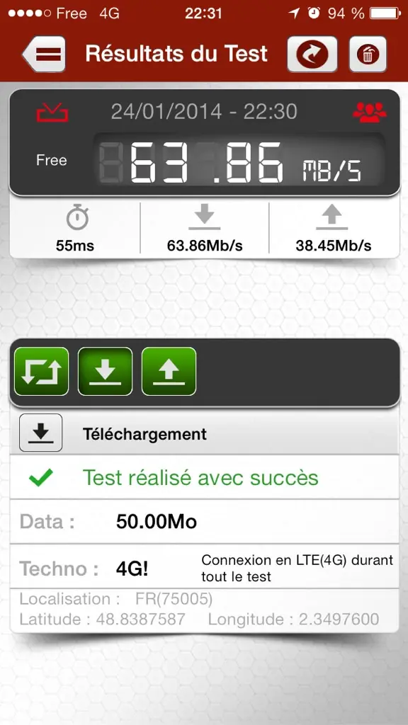 Free en 4G sur iPhone : "ça va plus vite que mon ADSL"