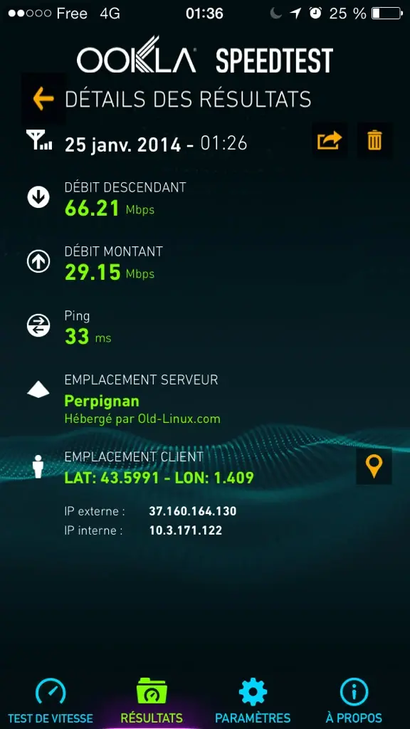 Free en 4G sur iPhone : "ça va plus vite que mon ADSL"