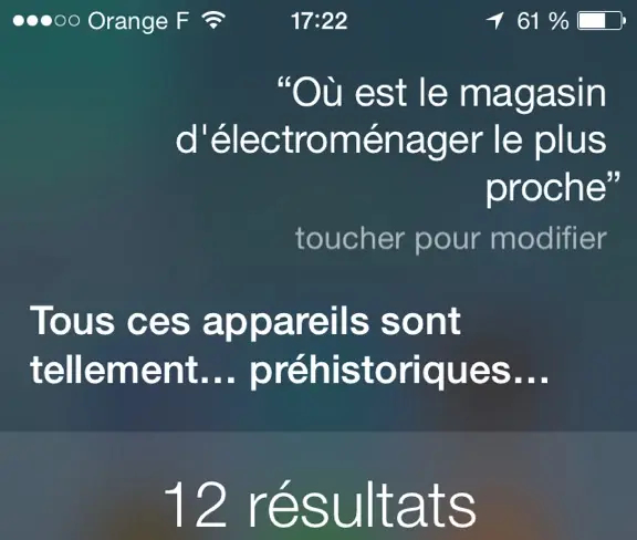 L'image du jour : quand Siri méprise l'électroménager