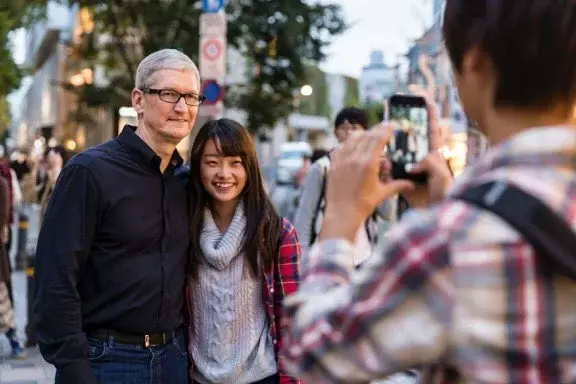 L'image du matin : Tim Cook remercie les japonais pour leur accueil