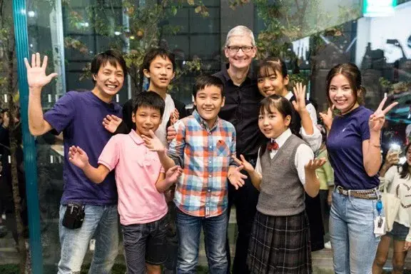 L'image du matin : Tim Cook remercie les japonais pour leur accueil