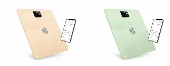 Deux teintes pastels inédites pour les balances Withings Body+