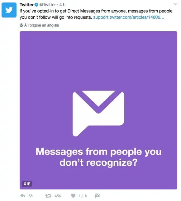 Twitter améliore la sécurité des Messages Privés
