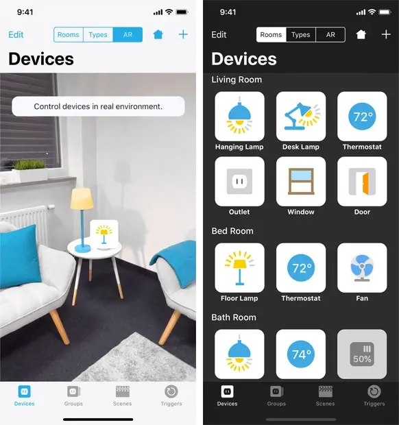 La réalité augmentée s'invite dans HomeKit avec l'application "Devices"