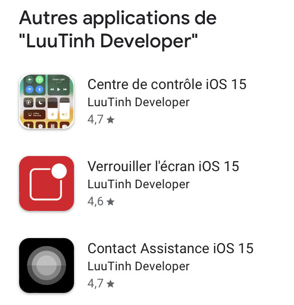 Cette app permet de relooker un Android avec un thème iOS 16