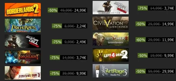 Steam : des promos intéressantes, mais une offre trop limitée