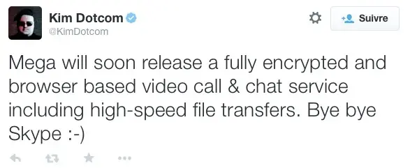 Kim Dotcom veut contrer la NSA et concurrencer Skype avec #MegaChat