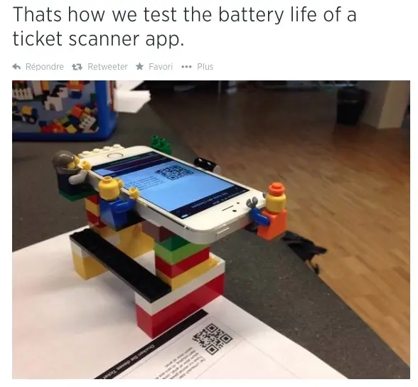 L'image du jour : des Lego aident des développeurs à tester leur application