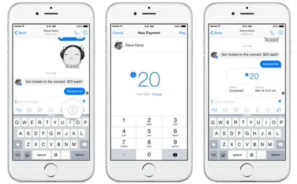 Facebook Messenger permettra d'envoyer de l'argent à ses amis