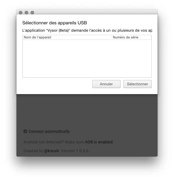 L'écran de votre Android sur le Mac grâce à une extension Chrome "Vysor"