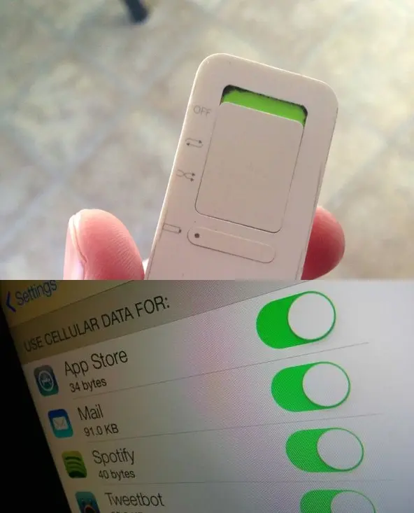 Insolite : d'où viennent les boutons verts d'iOS 7 ?