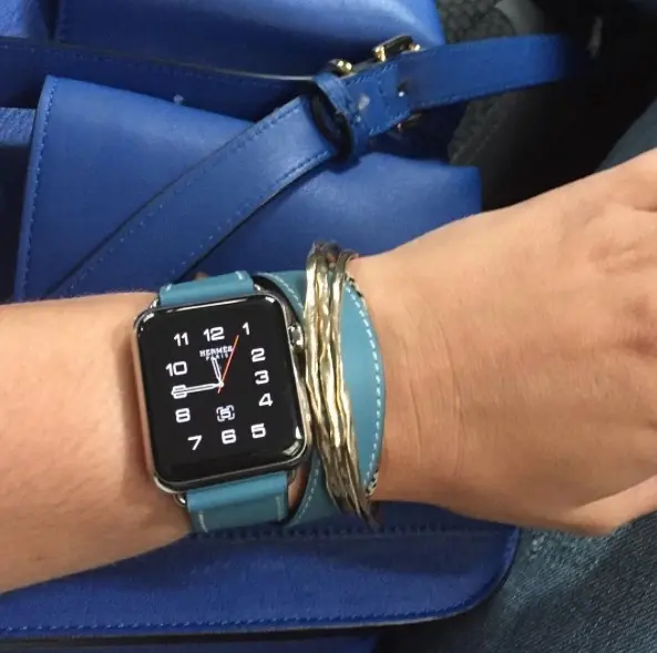 Swag ou pas swag l'Apple Watch Hermès ? Tour d'horizon des photos de fashionistas