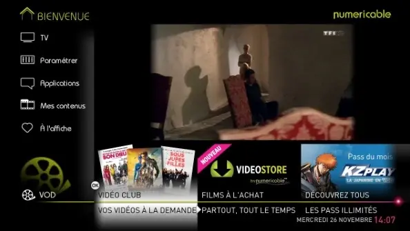 Le VideoStore by Numericable, un concurrent d'iTunes ?