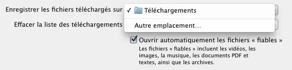 Astuce : changer le dossier de téléchargement par défaut de Safari