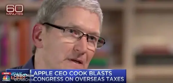 Optimisation fiscale ? Tim Cook renvoie la faute aux politiques