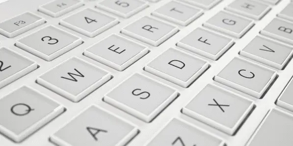 Concept : un clavier avec touche e-ink adaptables