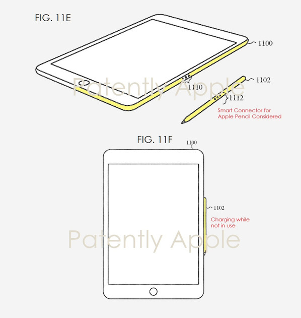 Le brevet du jour : un nouveau système d'attache & recharge pour Apple Pencil