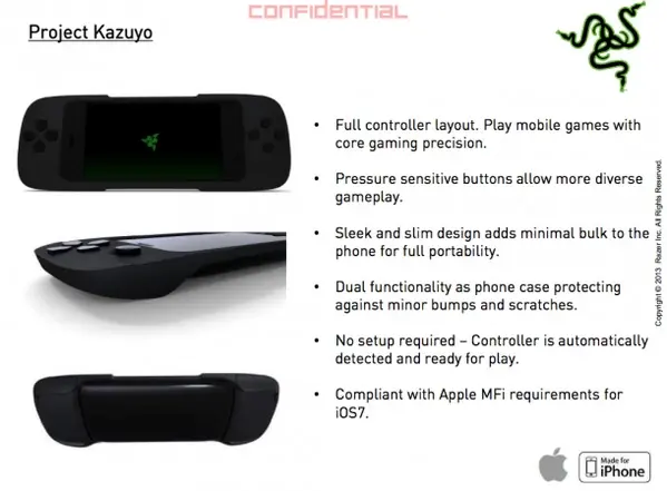 Razer : une manette iPhone avec boutons reprogrammables ?