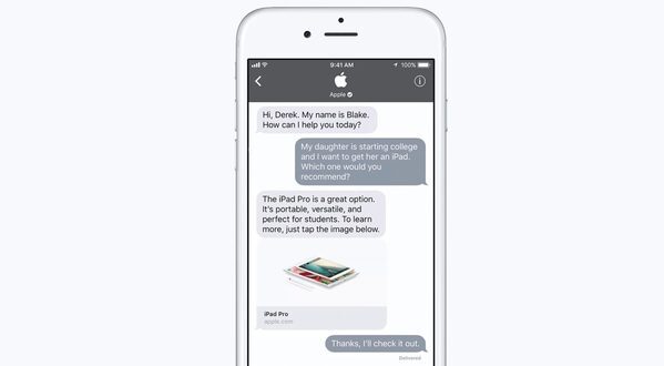 Business Chat, la messagerie pro d’Apple arriverait (lentement mais sûrement) en 2018