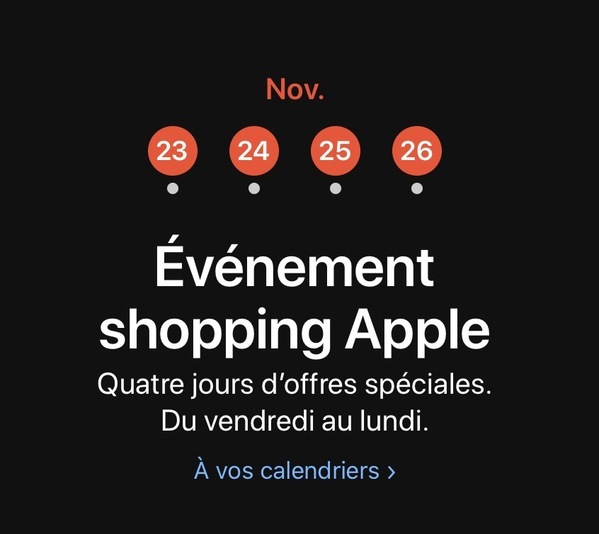 #BlackFriday : un recours contre Apple accusée d’avoir trompé les consommateurs