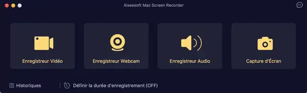 Screen Recorder permet d'enregistrer la vidéo (et le son) de votre écran sur Mac