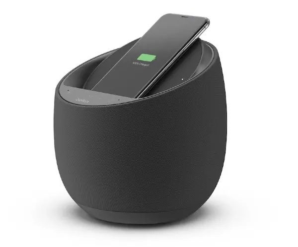 SoundForm Elite : une enceinte connectée/chargeur sans fil par Belkin et Devialet