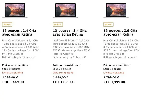 MacBook Pro retina 13" : le test complet de Mac4Ever !