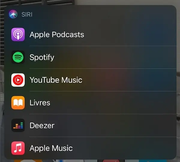 iOS 14.5 permet à nouveau de choisir le service de streaming audio par défaut via Siri